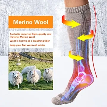 NOVAYARD Merino Wool Ski Socks Warm Comfort Winter Sports