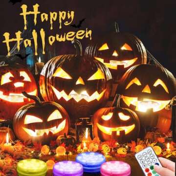 Pool Lights, Submersible LED Lights with Magnet and Suction Cups, with Remote IP68 Waterproof 16 Colors Hot Tub Underwater 15 LED Pool Lights for Above Ground Inground Pool, Bath, Party, Vase (4pack)