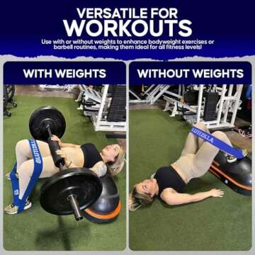 The X Bands Glute Bands - Booty Bands for Working Out - Workout Bands Resistance for Women & Men - Long Resistance Bands for Fitness & Stretching - Extra Strength Hip Thrust Thigh Bands for Workout