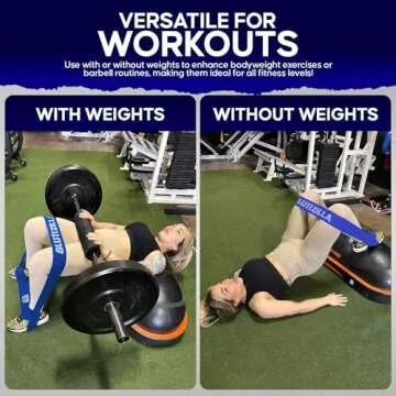 The X Bands Glute Bands - Booty Bands for Working Out - Workout Bands Resistance for Women & Men - Long Resistance Bands for Fitness & Stretching - Extra Strength Hip Thrust Thigh Bands for Workout