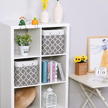 Neykioy Large Fabric Storage Bins - Stylish & Durable