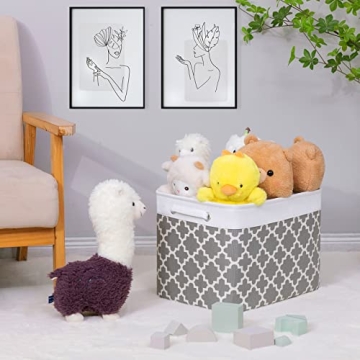 Neykioy Large Fabric Storage Bins - Stylish & Durable