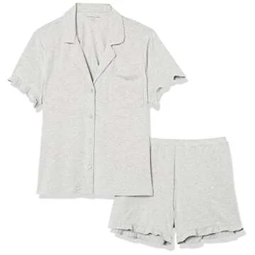 Soft Cotton Modal Notch Collar Pajama Set for Women