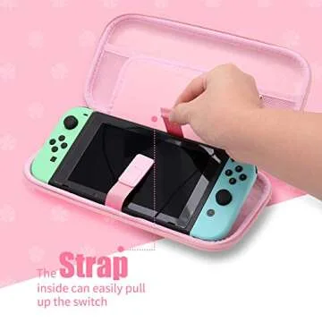 Pink Accessories Kit for Nintendo Switch - All-in-One Gaming Gear