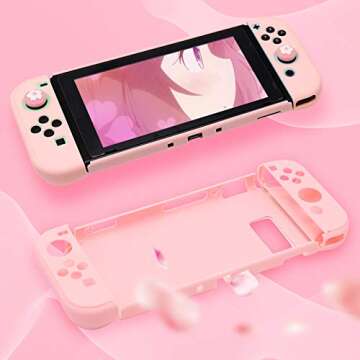 Pink Accessories Kit for Nintendo Switch - All-in-One Gaming Gear