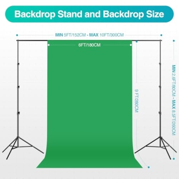 EMART Professional Backdrop Support System for Photography