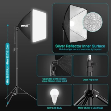 EMART Professional Backdrop Support System for Photography