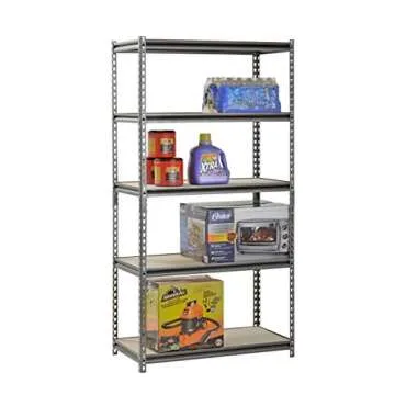 Muscle Rack 4000 lb Capacity Steel Storage Rack - Adjustable Shelves and Versatile Design