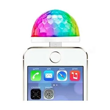 USB Mini Disco Light - Sound Activated LED Lights for Parties (4 Pack)