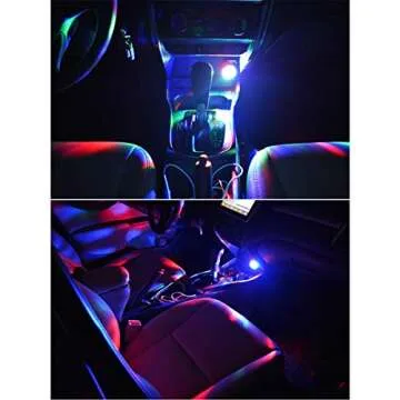 USB Mini Disco Light for Parties and Events - 4 Pack