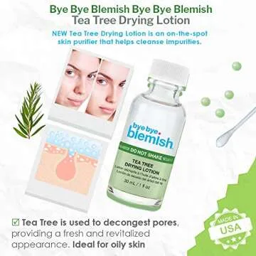Bye Bye Blemish Tea Tree Drying Lotion for Fast Acne Relief