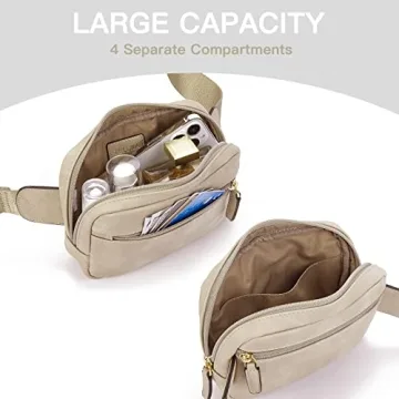 Stylish Telena PU Leather Waist Belt Bag for Women