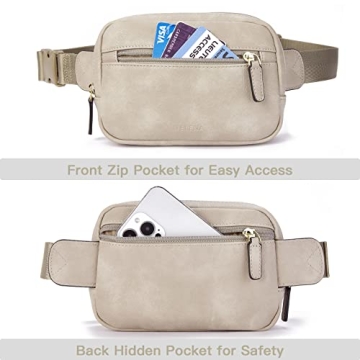 Stylish Telena PU Leather Waist Belt Bag for Women