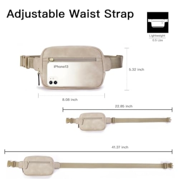 Stylish Telena PU Leather Waist Belt Bag for Women