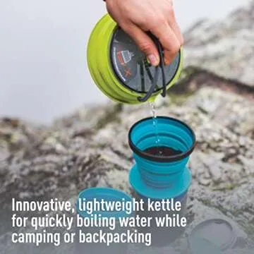 Compact Sea to Summit X-Pot Kettle for Camping and More