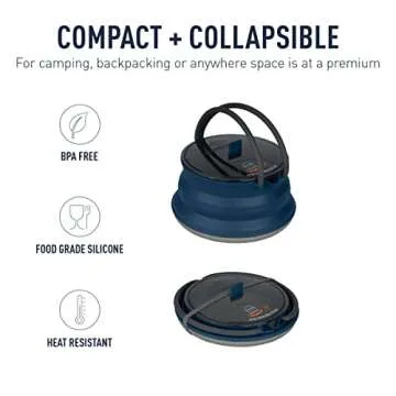 Compact Sea to Summit X-Pot Kettle for Camping and More