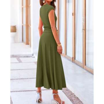 BTFBM Women Two Piece Skirt Set Casual Ribbed Knit Crew Neck Short Sleeve Cropped Top Elastic Waist Swing Midi Skirts