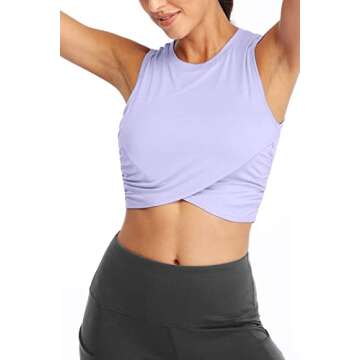 Sanutch Crop Top for Workouts or Casual Wear