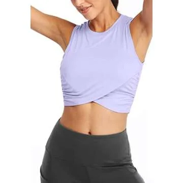 Sanutch Crop Top for Workouts or Casual Wear
