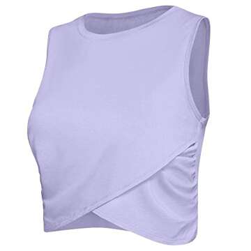 Sanutch Crop Top for Workouts or Casual Wear