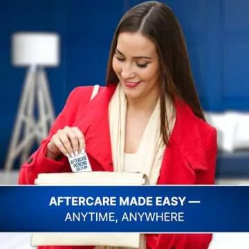 BodyJ4You Piercing Aftercare Spray - Saline Cleanser Natural Recovery Solution - Ear Gauges Nose Lip Belly Button - Wound Wash Keloid Treatment Bump Removal - Sea Salt Aloe Rosemary - Pack of 24