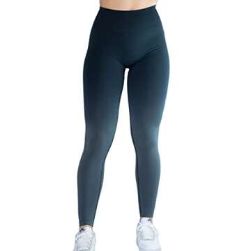 AUROLA Ombre Seamless Leggings for Women Scrunch Gym Yoga Intensify Running Sport Active Fitness Workout Tights