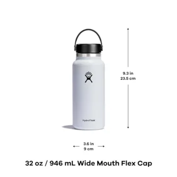 Hydro Flask 32 oz Wide Mouth Flex Cap - Sleek & Durable