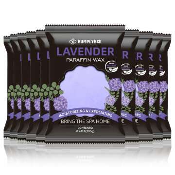 10 Pack Lavender Paraffin Wax Refills for Hands & Feet