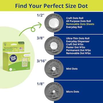 Mess-Free Glue Dots Value Pack - Perfect for DIY Crafts