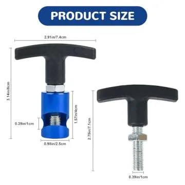 WUODAO Car Hood Prop Struts Clamp Hood Strut Clamp Lift Support Clamp 0.55 Inch Hood Lift Support Cl...