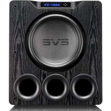 SVS PB-4000 13.5" Ported Box Subwoofer (Premium Black Ash)