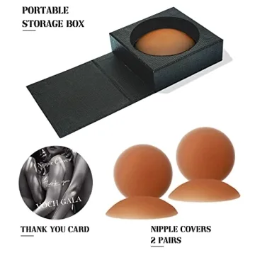 VOCH GALA Silicone Nipple Covers - Reusable and Discreet