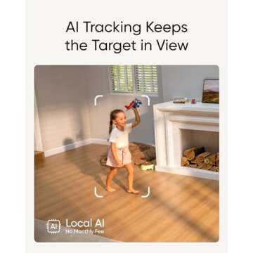 eufy Security Indoor Cam S350, Dual Cameras, 4K UHD Security Camera with 8× Zoom, 360° Camera, Baby Monitor, Pet Camera, Human/Pet Detection, AI Tracking, 2.4G/5G Wi-Fi, Plug in