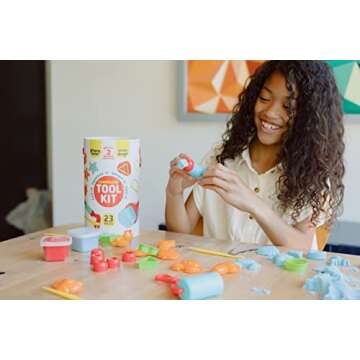 Chuckle & Roar - Compound Tool Kit - Easy to Hold Tools for Sculpting - Must Have for Arts and Crafts - Ages 3 and up, Medium