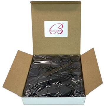 50 Empty 5g Plastic Jars for Cosmetics and DIY Needs