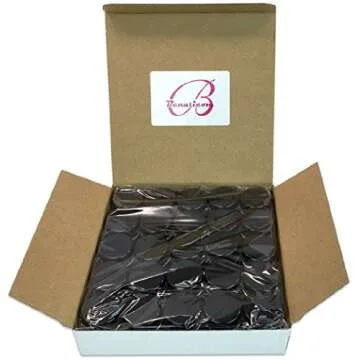 50 Empty 5g Plastic Jars for Cosmetics and DIY Needs