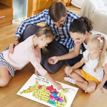 Scratch Off US Map - Travel Tracker with Accessories