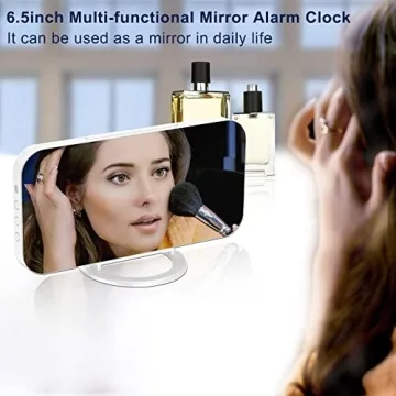 SZELAM Digital Mirror Clock with Dual USB Charging
