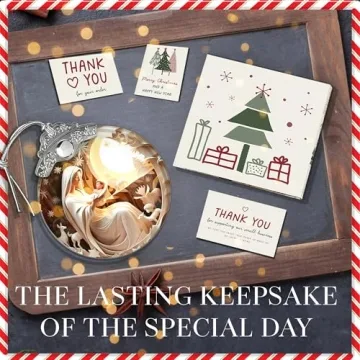 Elegant Nativity Christmas Ornament for Holiday Cheer