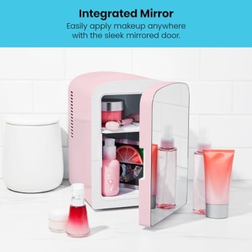 Chefman 4L Portable Beauty Fridge with Cool & Heat