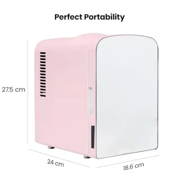 Chefman 4L Portable Beauty Fridge with Cool & Heat