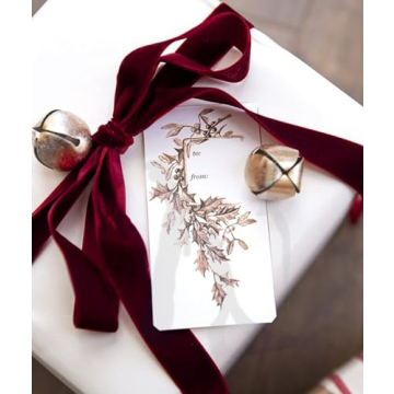 Burgundy Velvet Ribbon for Christmas and Gift Wrapping