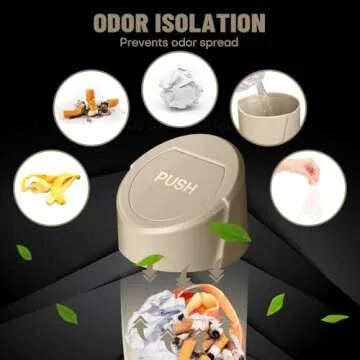 SGLRT Mini Car Trash Can with Lid – Perfect Fit for Vehicles