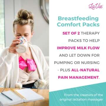 LaVie Breastfeeding Comfort Packs - Hot and Cold Therapy for New Moms