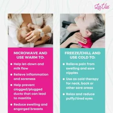 LaVie Breastfeeding Comfort Packs with Hot Cold Therapy