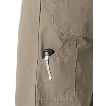 Wrangler Riggs Workwear mens Ripstop Carpenter jeans, Dark Khaki, 40W x 34L US