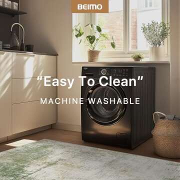BEIMO 8x10 Machine Washable Area Rugs for Living Room
