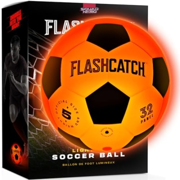 Glow in the Dark Light Up Soccer Ball for Kids