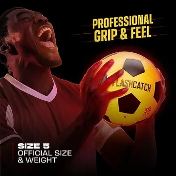 Glow in the Dark Light Up Soccer Ball for Kids