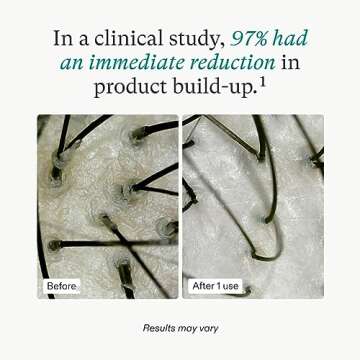 Nutrafol Exfoliating Scalp Mask, Eliminates Product Build-up and Oil for Healthier Hair and Scalp, Physician-formulated for Thinning Hair, Color and Extension Safe - 4 Fl Oz Bottle